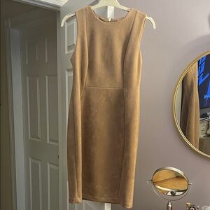 Calvin Klein Tan Midi Dress